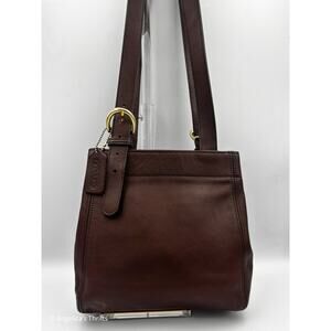 Vintage Coach SoHo Buckle Bag 4157 | 1990s Brown Leather Shoulder Bag